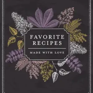 Special Offer Small Recipe Binder - Favorite Recipes: Made with Love (Chalkboard) - Write in Your Own Recipes (Ringbound)