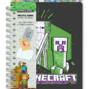 Minecraft: Hostile Mobs Spiral Notebook (Spiral bound) New Release