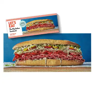 Crafted The Big Italian Sandwich Puzzle: 560-Piece Jigsaw Puzzle (Based on A Recipe from the Grossy Pelosi Cookbook Let's Eat!) (Jigsaw)