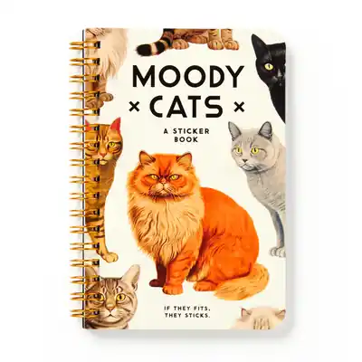 Moody Cats Sticker Book (A Brass Monkey Sticker Book) (Stickers) Exclusive Offer