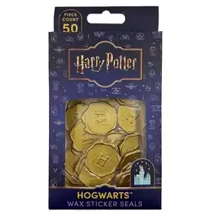 Harry Potter: Hogwarts Gold Wax Sticker Seals (Set of 50) (Novelty book) Weekend Sale