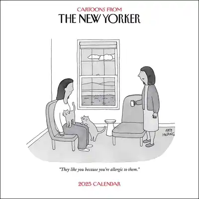 Direct From Manufacturer Cartoons from The New Yorker 2025 Wall Calendar (Calendar)
