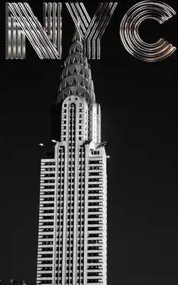 New York City Chrysler Building Writing Drawing Journal: New york City (Paperback) Worldwide Shipping