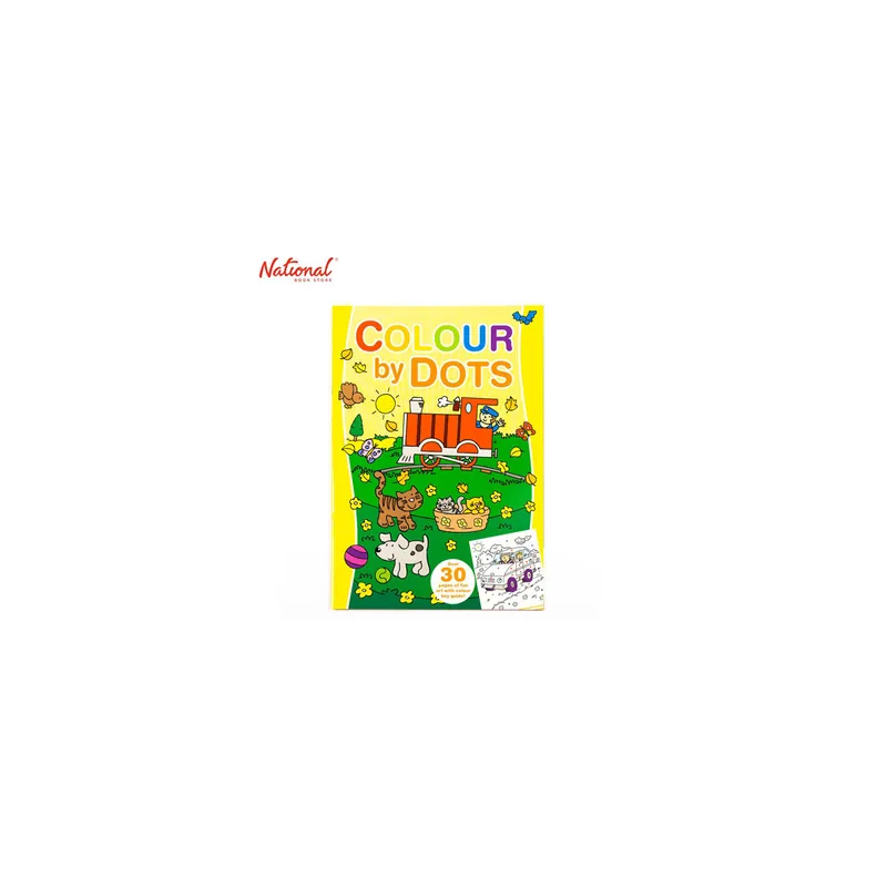 Colour By Dots (Yellow Cover)Paperback By Alligator Publishing Limited (Activity For Kids) Best Price