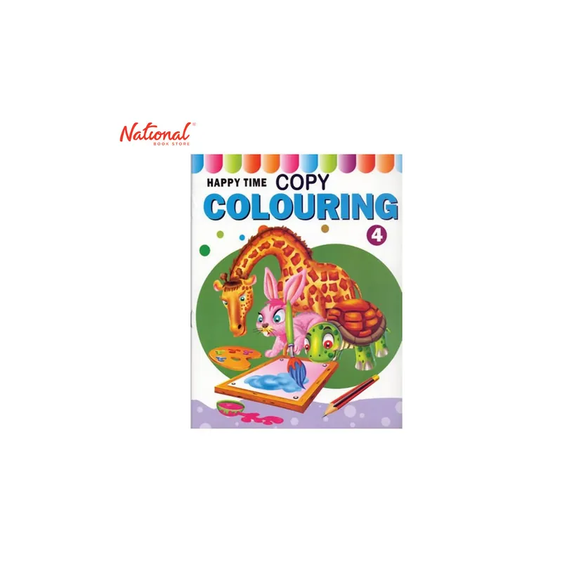 Flash Sale Happy Time Colouring Book 4 Trade Paperback By Sunrise Publishers