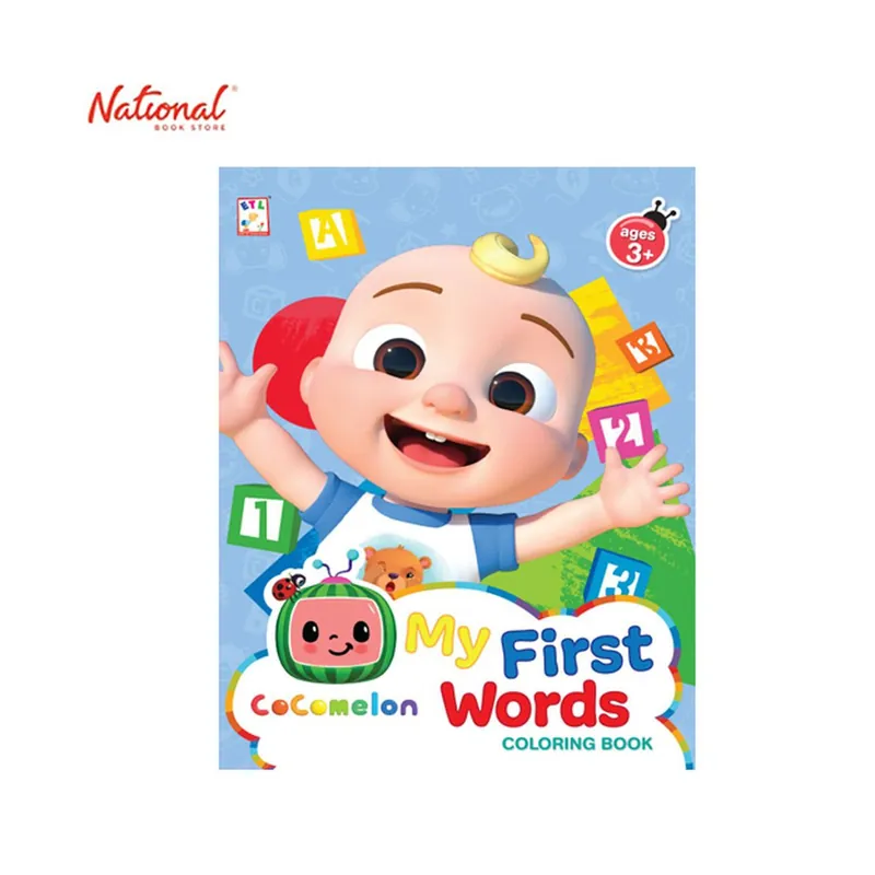 Popular Cocomelon My First Words Coloring Book Trade Paperback by Precious Pages