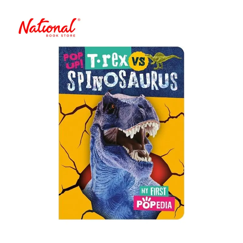 Deal My First Popedia T. Rex Vs Spinosaurus by Alexander Cox Board Book - Encyclopedia for Kids