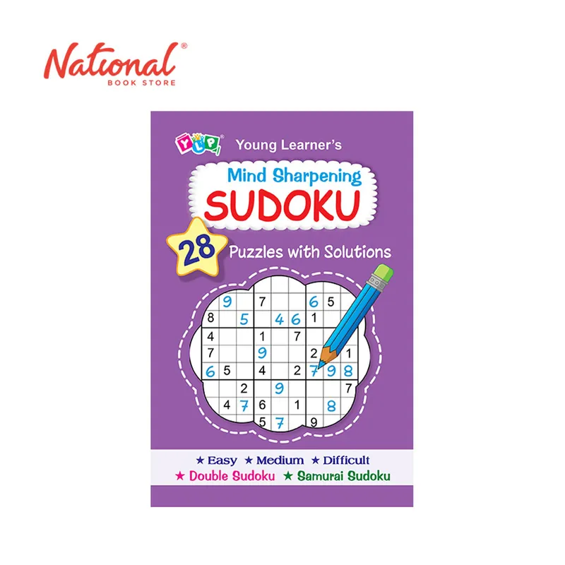 Crafted Young Learner's: Mind Sharpening Sudoku - Trade Paperback - Hobbies for Kids - Puzzles for Kids