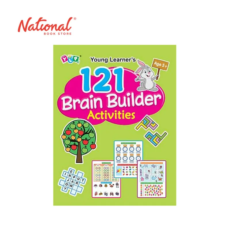 121 Brain Builder Activities - Trade Paperback - Activity Books for Kids - Math Workbooks Best Seller