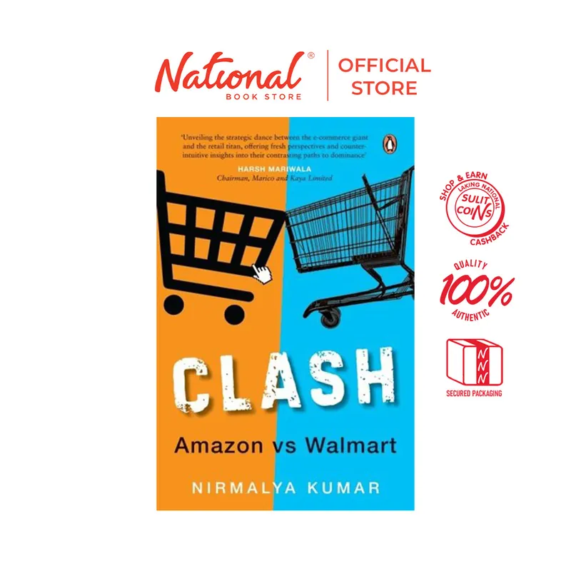 Clash: Amazon vs Walmart by Nirmalya Kumar - Trade Paperback- Nonfiction - Business & Investing Limited Offer