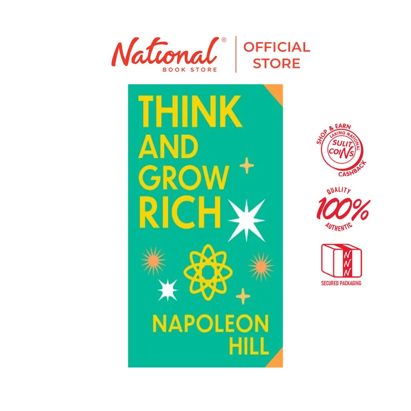 Think and Grow Rich by Napoleon Hill (Sprayed Edges) - Hardcover - Nonfiction - Self-help Price Cut