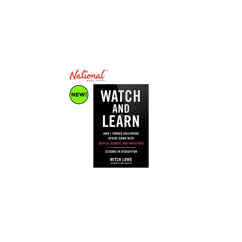 Watch And Learn: How I Turned Hollywood Upside Down by Mitch Lowe Hardcover - Business & Investing Handmade