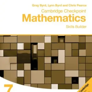 Free Delivery Cambridge Checkpoint Mathematics Skills Builder. Workbook 7